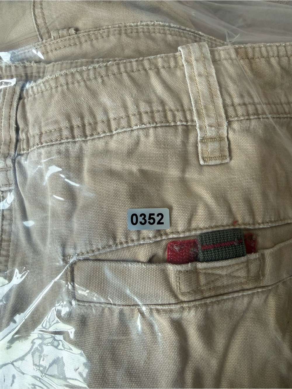 Vintage Abercrombie Fitch Paratrooper Pants Mens 36 Cargo Fatigue Military Baggy - Picture 8 of 8